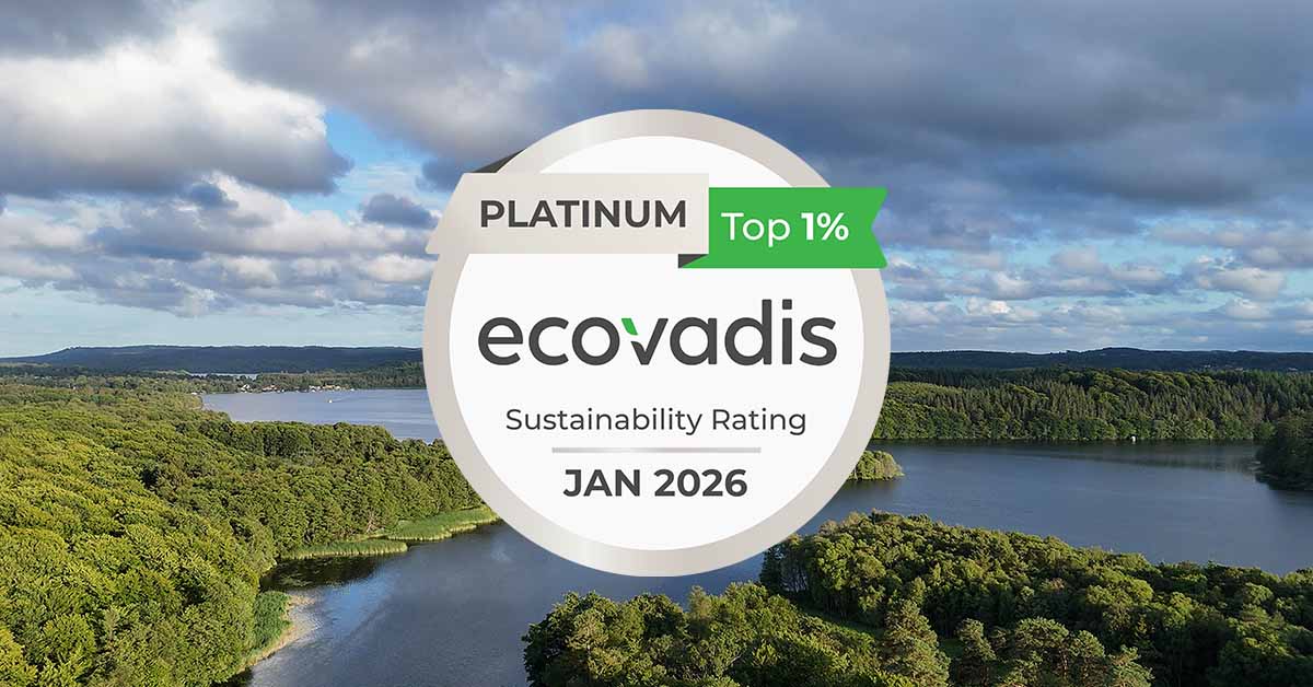 Ahlsell tildelt platinakarakter av EcoVadis for andre år på rad
