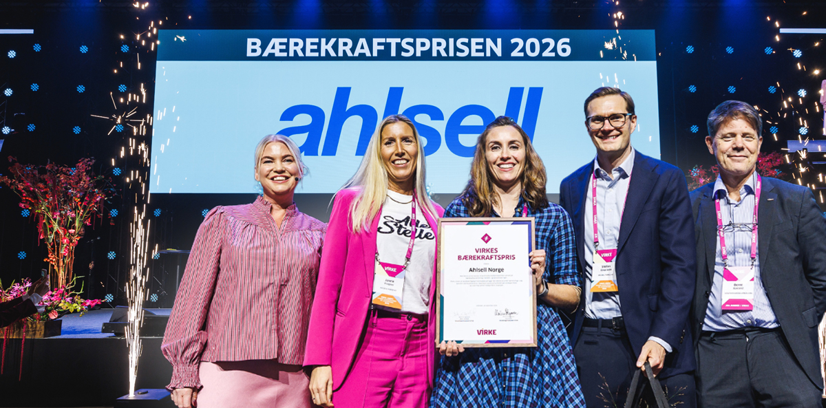 Ahlsell tildelt Virkes bærekraftspris 2026