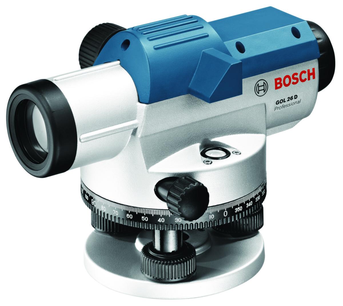 Nivelleringskikkert Bosch - Nivelleringskikkert GOL 26 D Bosch 360 grader trans.koffert