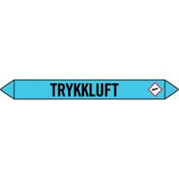 Rørmerking Systemtext "Trykkluft" 15 stk/ark