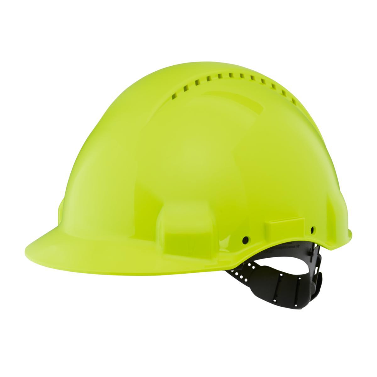 Vernehjelm 3M™ Uvicator G3000 STD HiVis gul - Vernehjelm 3M Uvicator G3000 STD innredning HiVis gul