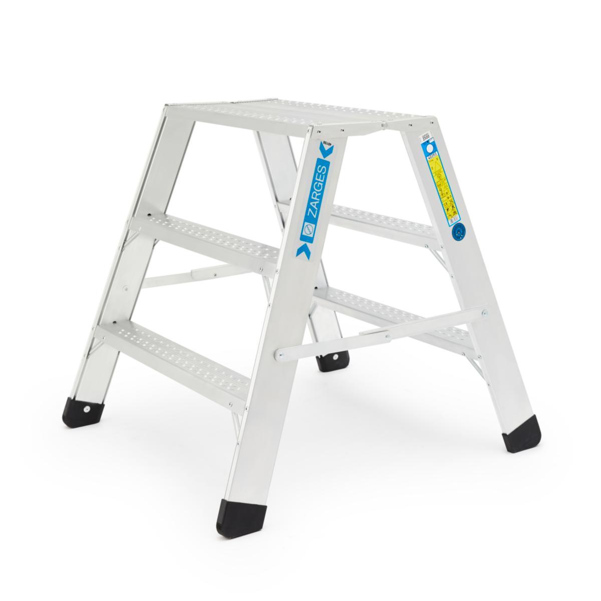 Arbeidsbukk Zarges Proffbukk Z500 RC XL - Trappebukk Z500 RC XL Zarges Proffbukk 2X3 trinn