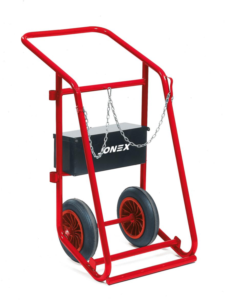 Gasstralle Jonex f/2 flasker - Gasstralle dobbel 2x50 L Jonex 250 kg 53045