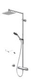 Takdusjpakke Optima Rainshower 7192 firkantet med termostat, Oras