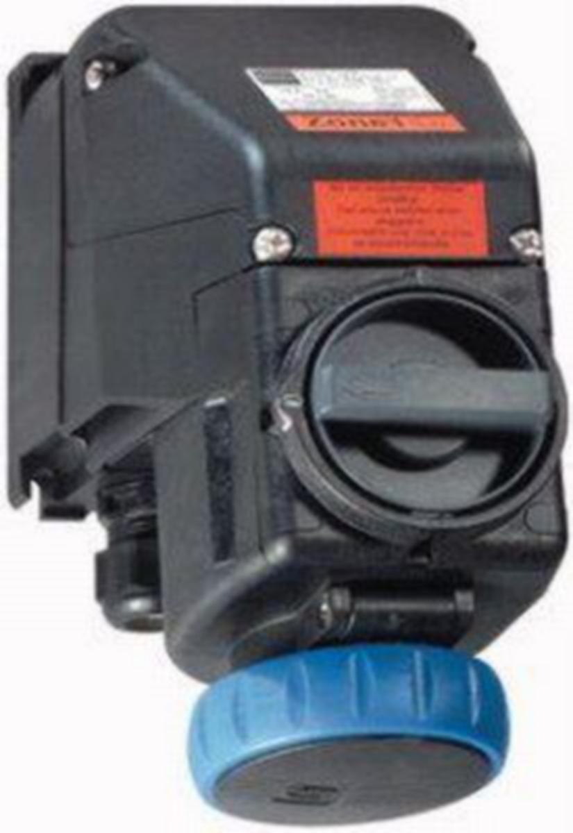 Stikkontakt EX Stahl Tranberg - Stikk 12A 4P 120V 2h grønn