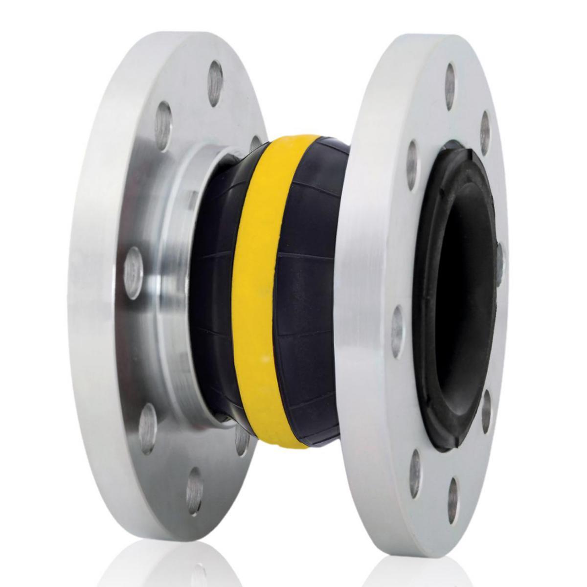 Gummikompensator Elaflex gul ring NBR - DN65 Gummikompensator PN16 NBR Gul Ring ERV BL 130 m.m.