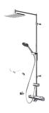 Takdusjpakke Optima Rainshower 7193 rund med badekartermostat, Oras