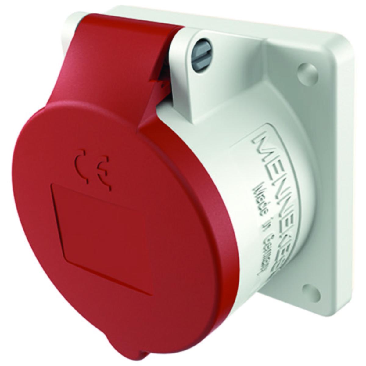 Panelmontert Uttak Mennekes 400V - Panelmont. Uttak 432-6 IP44