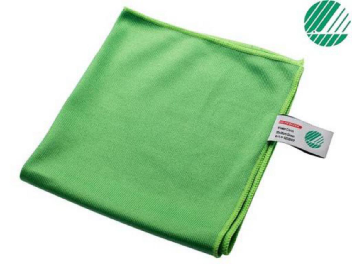Mikrofiberklut Proffer - Mikrofiberklut Glassklut Proffer 35x35cm Grønn
