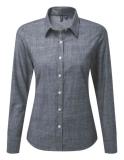 Skjorte dame Premier Slub Chambray