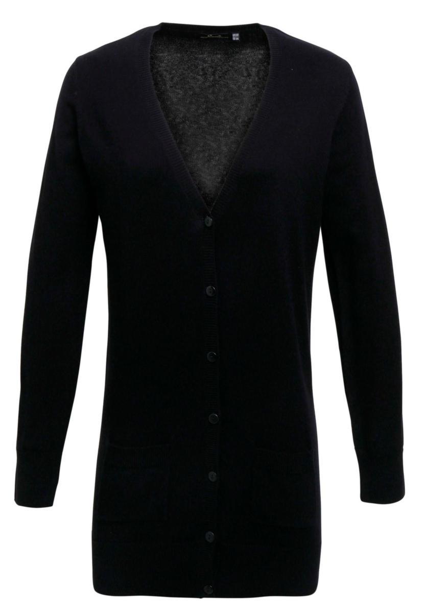 Jakke dame Premier Long Cardigan - Jakke dame Premier Long Cardigan svart str XL