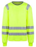 T-skjorte YOU® lang erme Ystad HiVis kl.2 gul