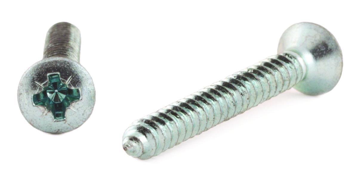 Plateskrue KFXS DIN 7983 elforzinket - Plateskr 4.2X16 EZ PZ D7983 elforzinket linsehode Pozi