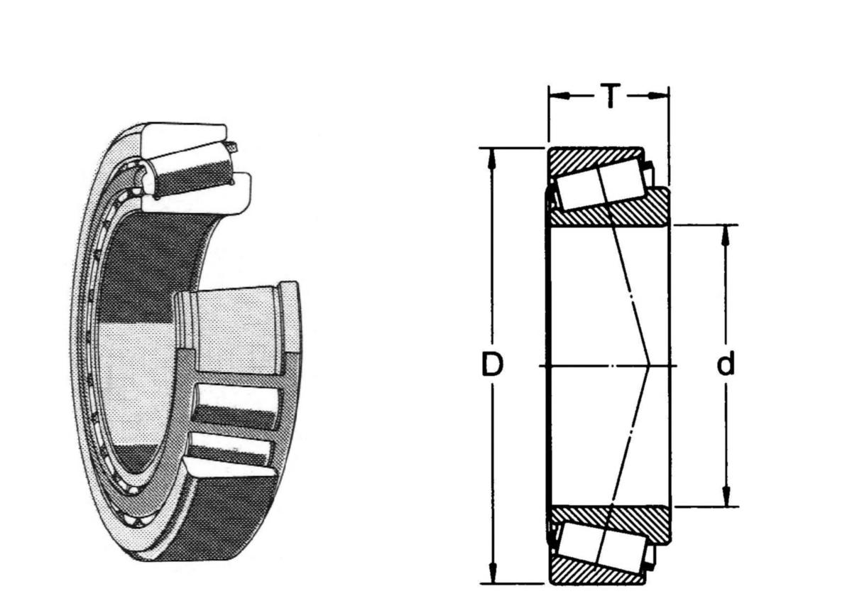 Koniske Rullelager i Tommemål - LAGER SKF LM 501349/310/Q
