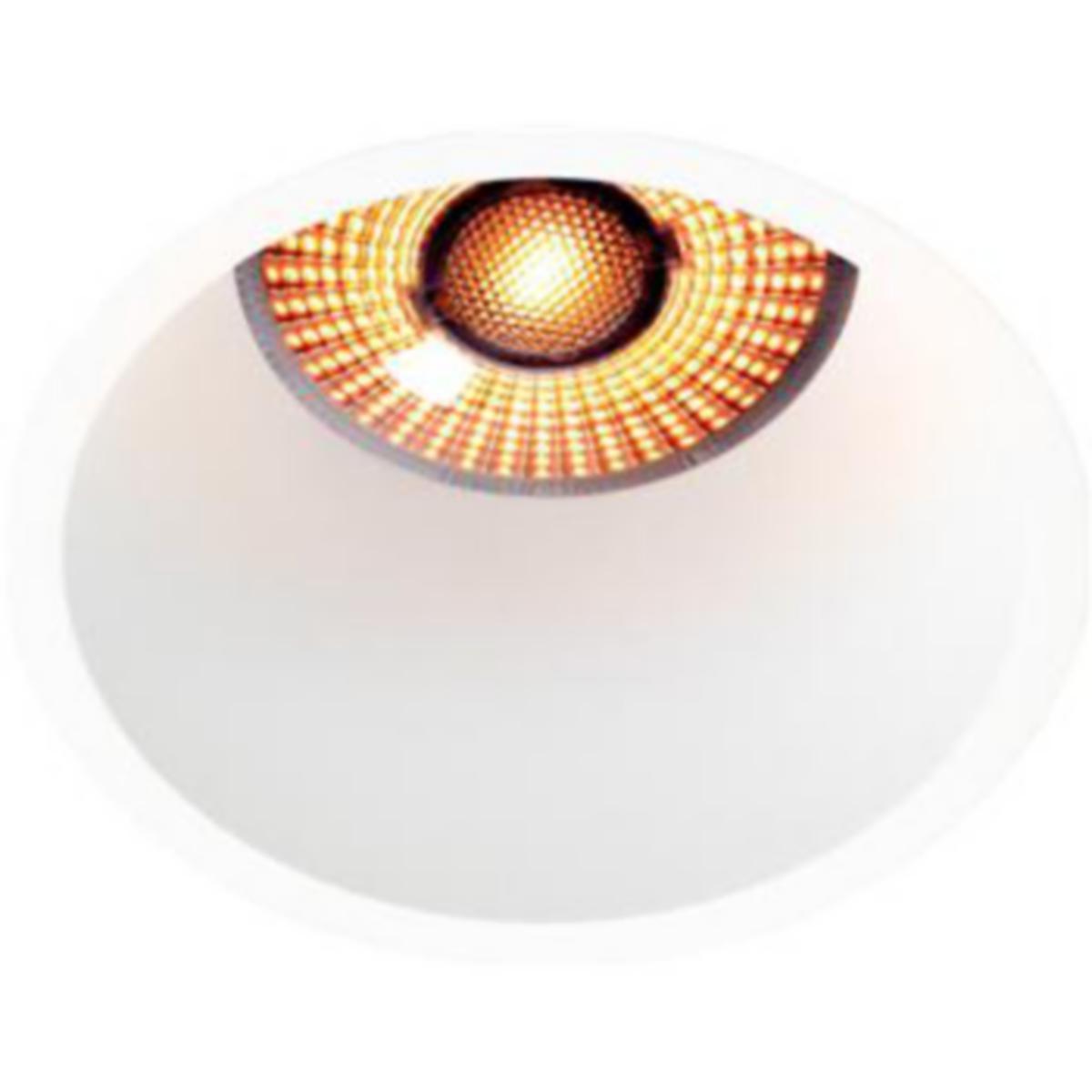 Downlight Unilamp UniCone+ WD - UniCone+ 9W WarmDim M. Hvit Downl 9W m/driver 76mm smal