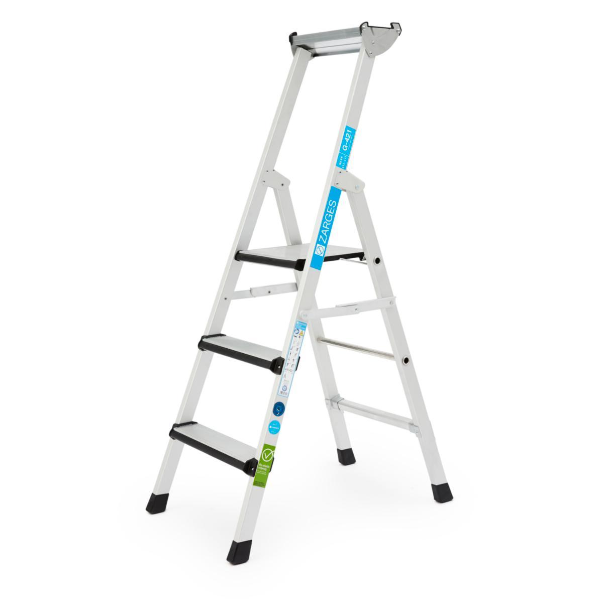 Trappestige Zarges Z600 G421 XL - Trappestige Z600 G421 XL Zarges 3-trinns 441421