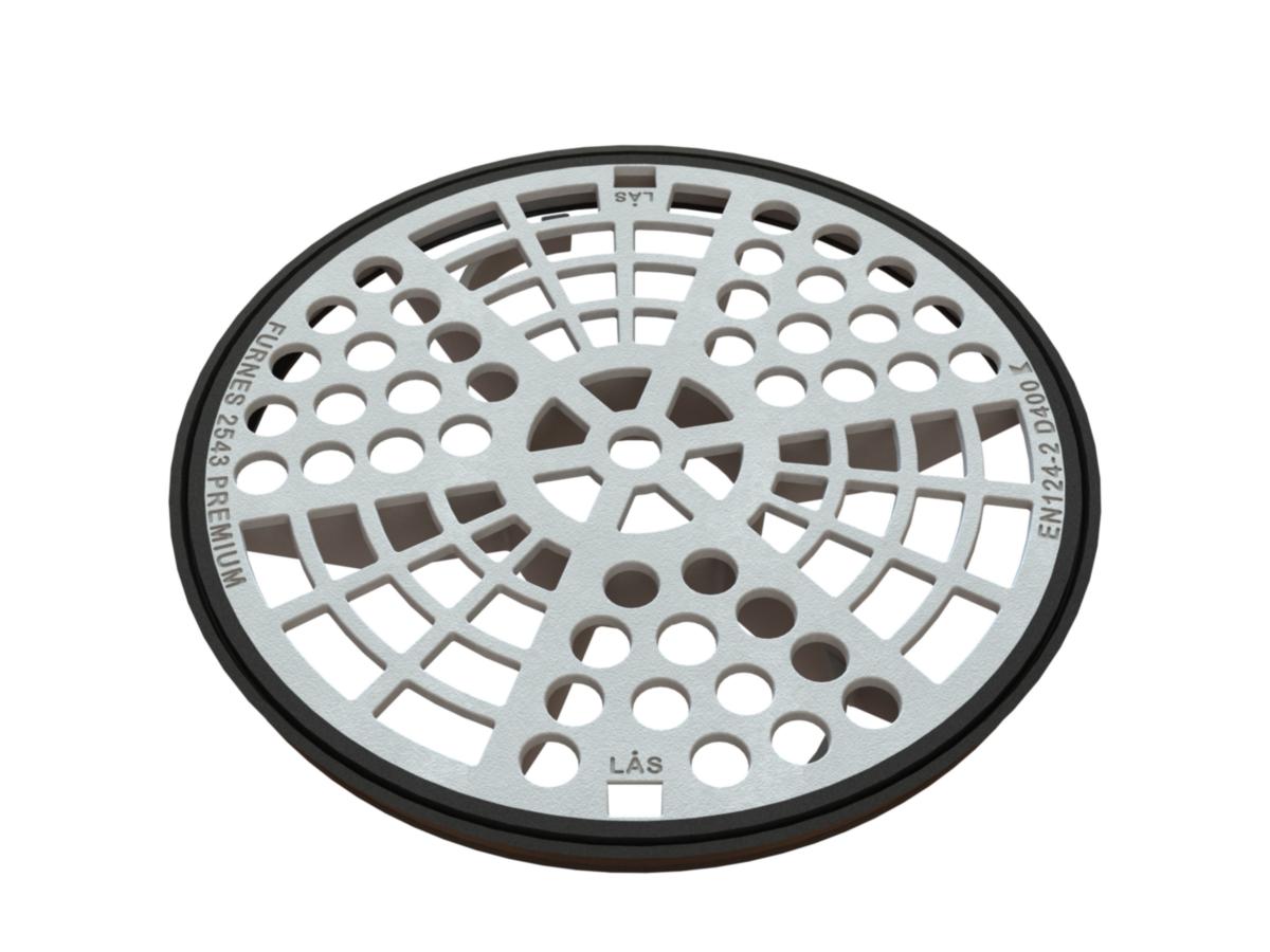 Kumlokk Premium 2543, Furnes - Furnes 800 Premium ristlokk m/ SORT slissepakn. og lås