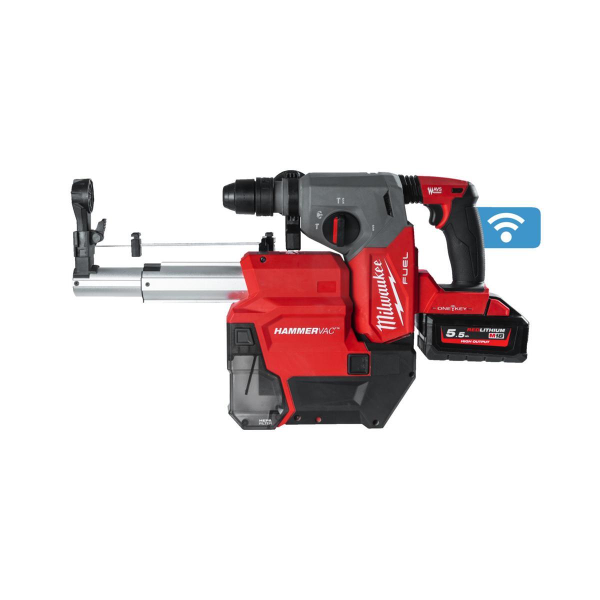 Borhammer Milwaukee M18 ONEFHX DEL552C - Borhammer M18 ONEFHX DEL552C Milwaukee 18V 5.5Ah