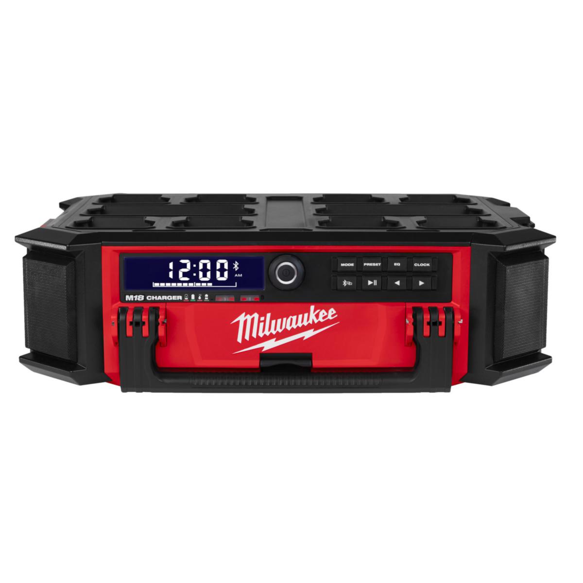 Arbeidsradio Milwaukee M18 PORCDAB+-0 m/lader Solo - Radio M18 PORCDAB+-0 Milwaukee 18V m/lader solo