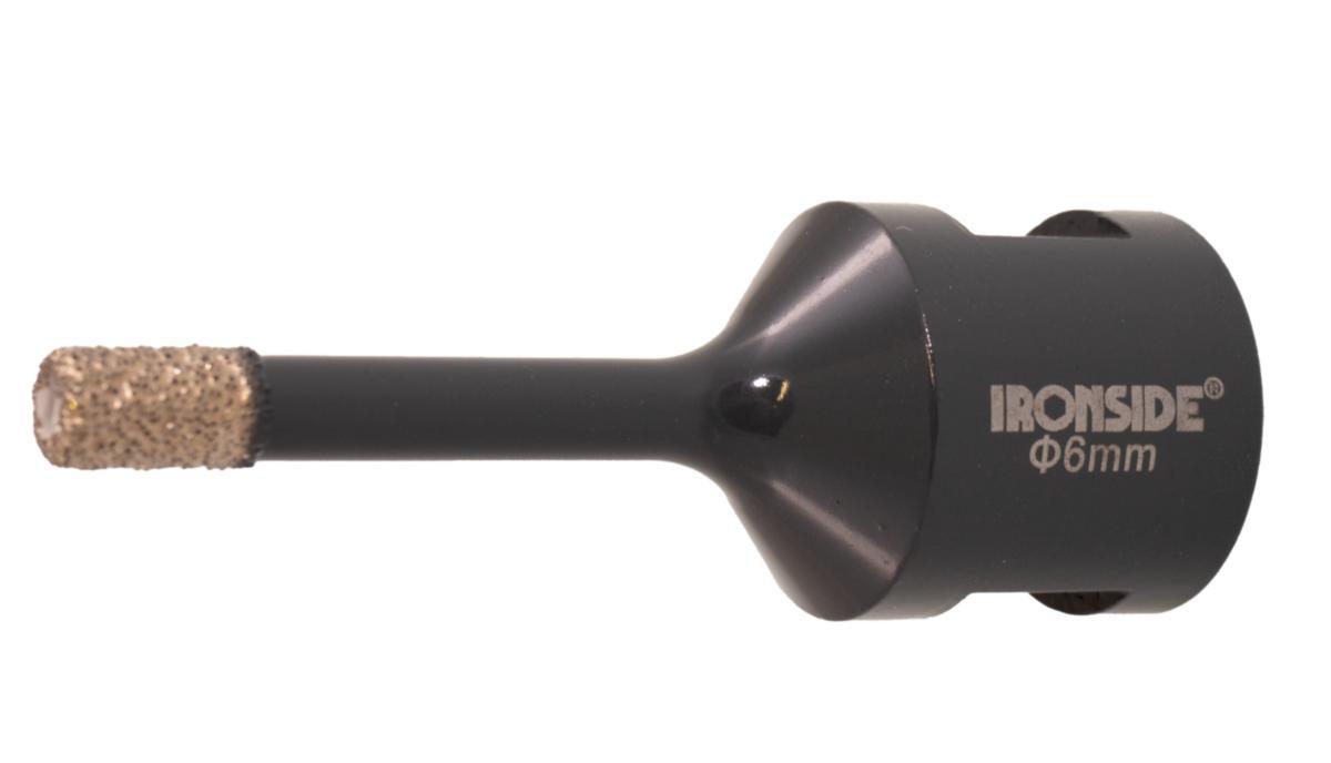 Diamantbor Ironside for Vinkelsliper - Diamantbor 6mm M14 Ironside f/ Vinkelsliper