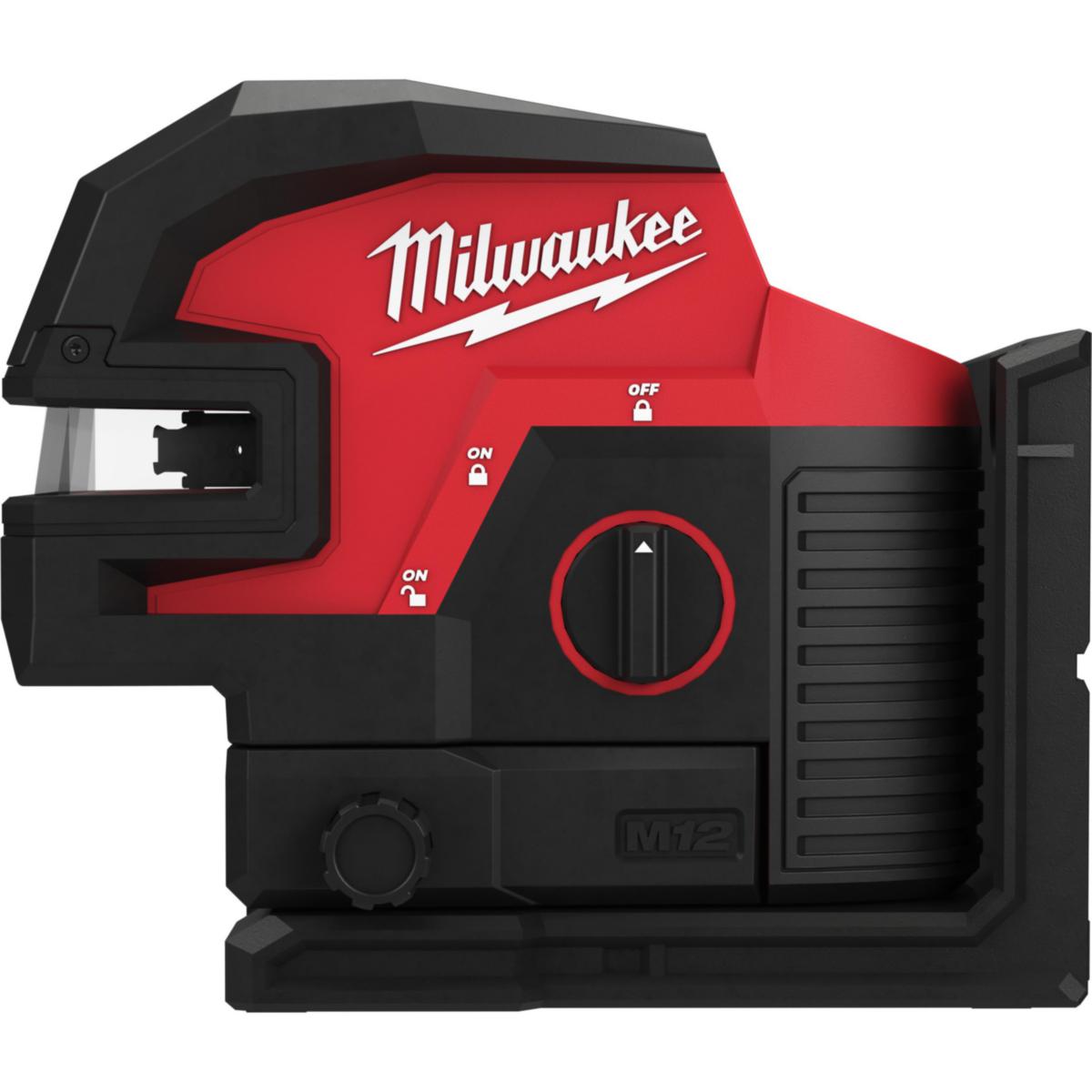 Krysslaser Milwaukee M12 CLL4P-0C Solo - Krysslaser M12 CLL4P-0C Milwaukee 12V Solo