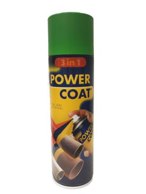 Spraymaling 3in1 Ral 6018 Power Coat 500ml gulgrønn