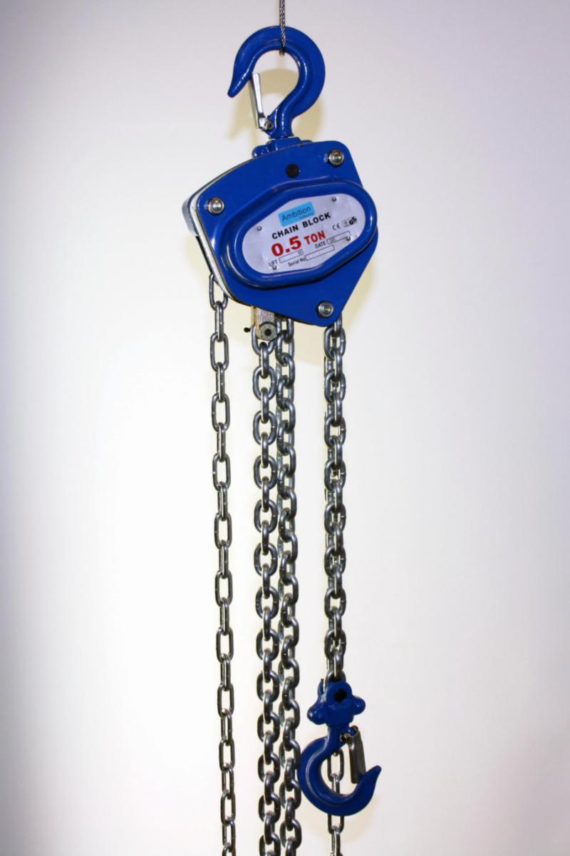Kjettingtalje Ambition Industry - Kjettingtalje Ambition Ambition 3m WLL 0.5T