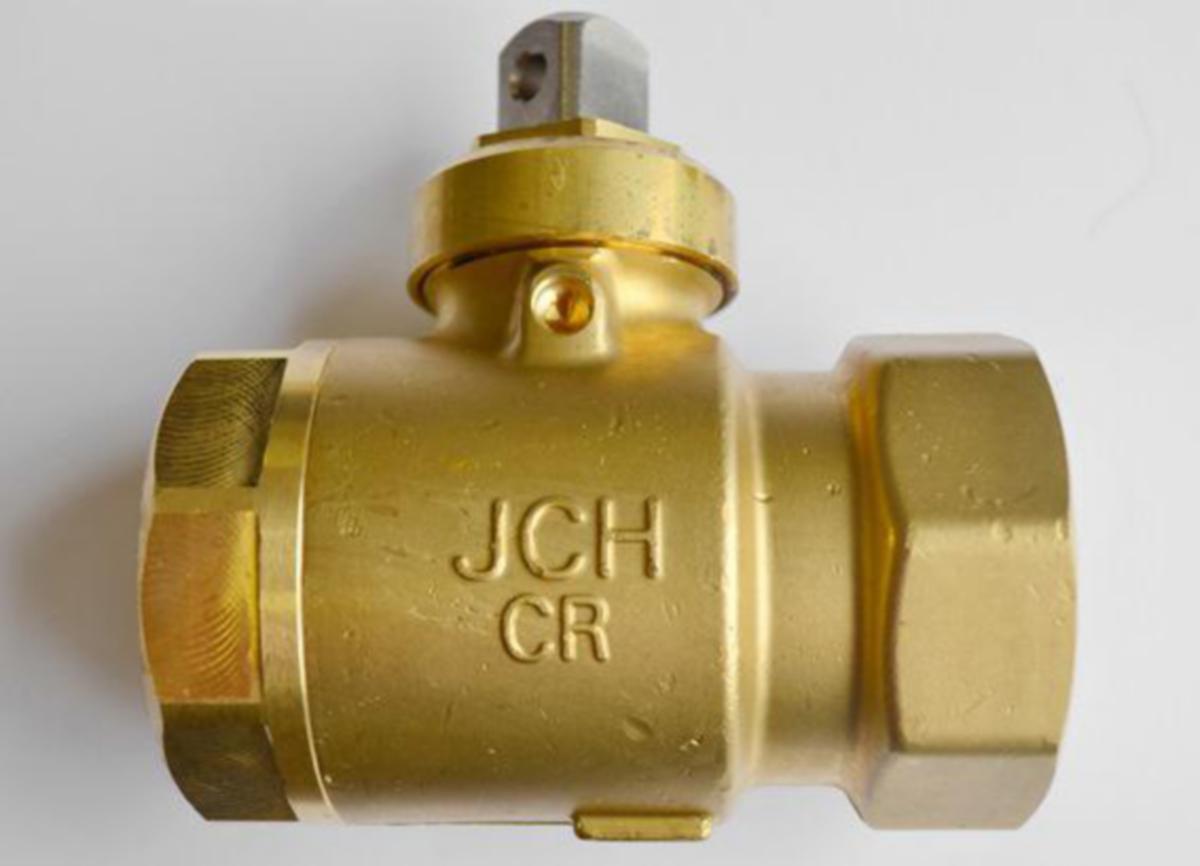 Bakkekran messing JCH med innv. gjenger - 2" bakkekran messing JCH m/kort spindel. Innv. gjenger