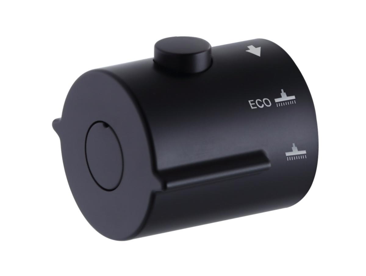 Mengdereguleringsratt til takdusjsett, a-collection - Azur Black mengdereg.ratt matt svart t/takdusjsett