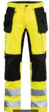 Håndverksbukse 4X Blåkläder 1552 HiVis kl.2