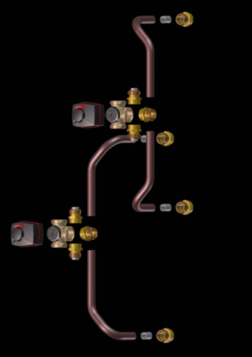 Vekselventilpakke for VP for EcoZenith i550 PRO CTC - CTC vekselventilpakke for VP for EcoZenith i550 PRO