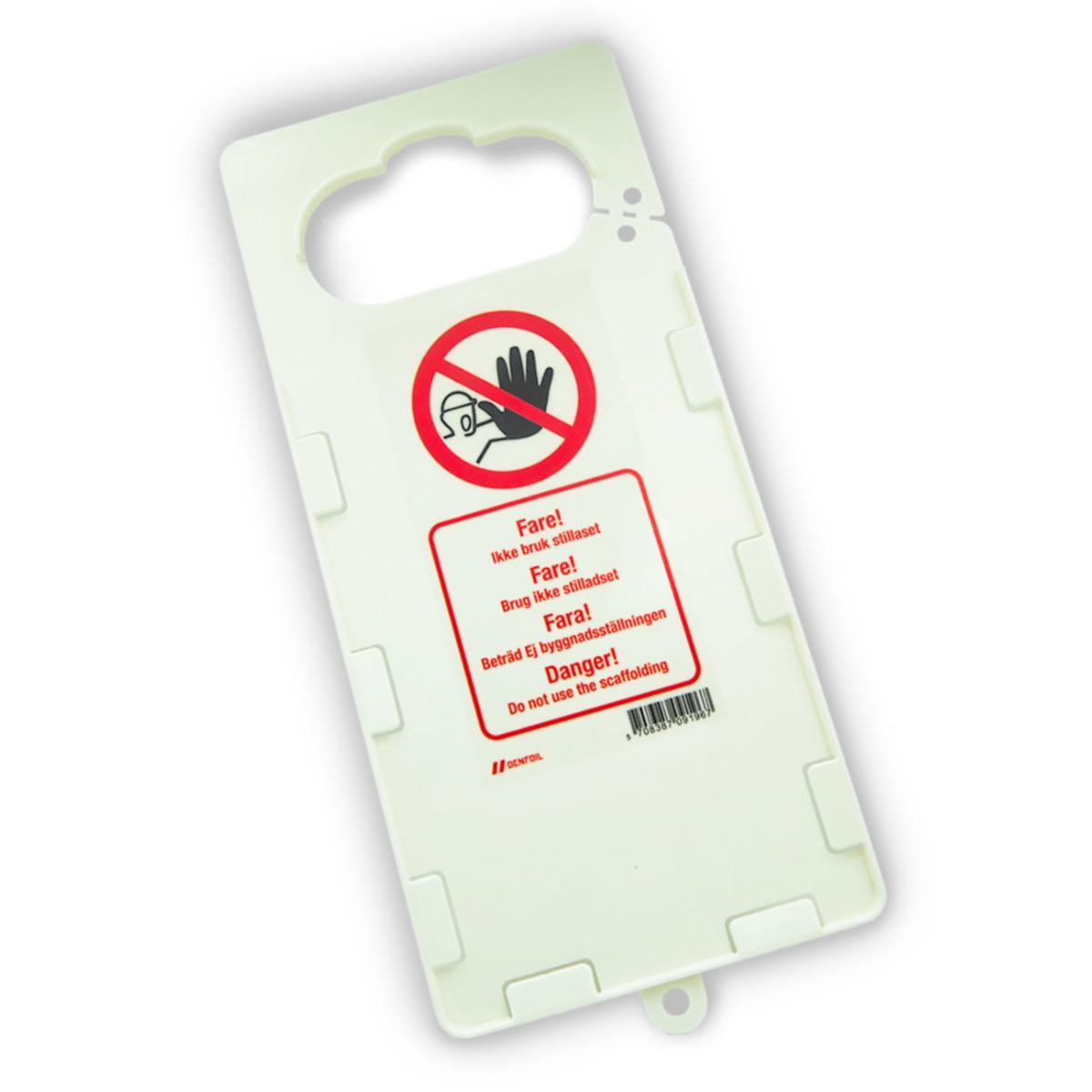 Ramme for Stillasskilt - Ramme for Stillasskilt 160x340mm