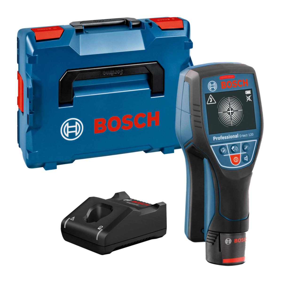 Veggscanner Bosch D-Tect 120 - Veggscanner D-tect 120 Bosch 12V 1.5 Ah L-BOXX 136