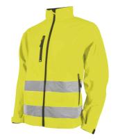 Softshelljakke YOU Lysekil HiVis kl.2