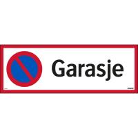 Skilt Systemtext "Garasje"