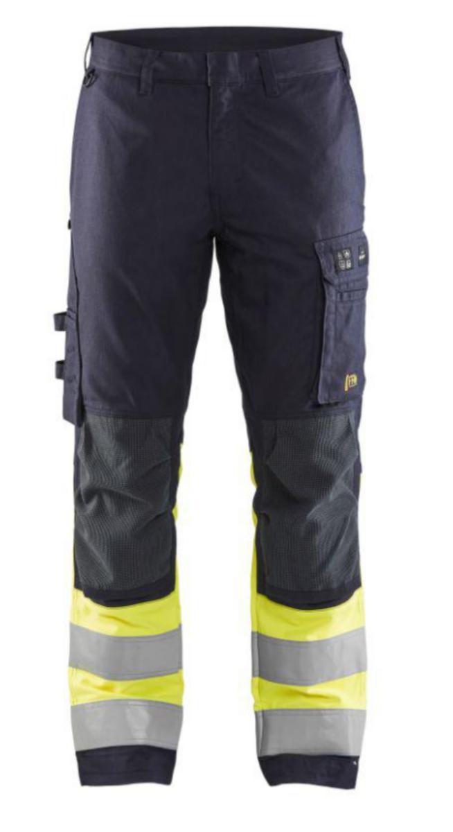 Bukse 4X Blåkläder 1787 Multinorm - Bukse 4X Blåkläder 1787 Multinorm marine/gul str C54