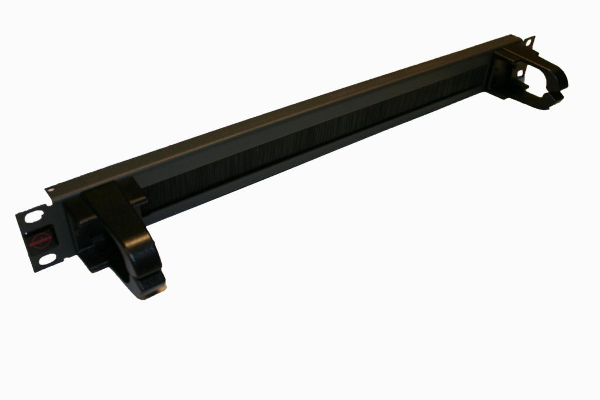 Kabelføringspanel Molex Knutsen 19" 1U m/børste - Kabelføringspanel m/børster 25.A029G