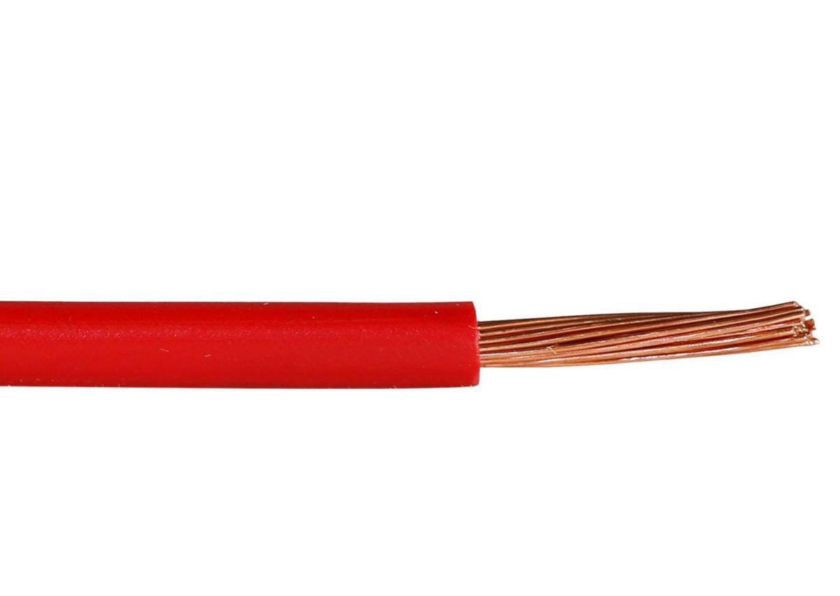 RK Elis Elektro Koblingsledning 500V - RK (H05 V-K) 0.75 mm2 rød 100m 100m