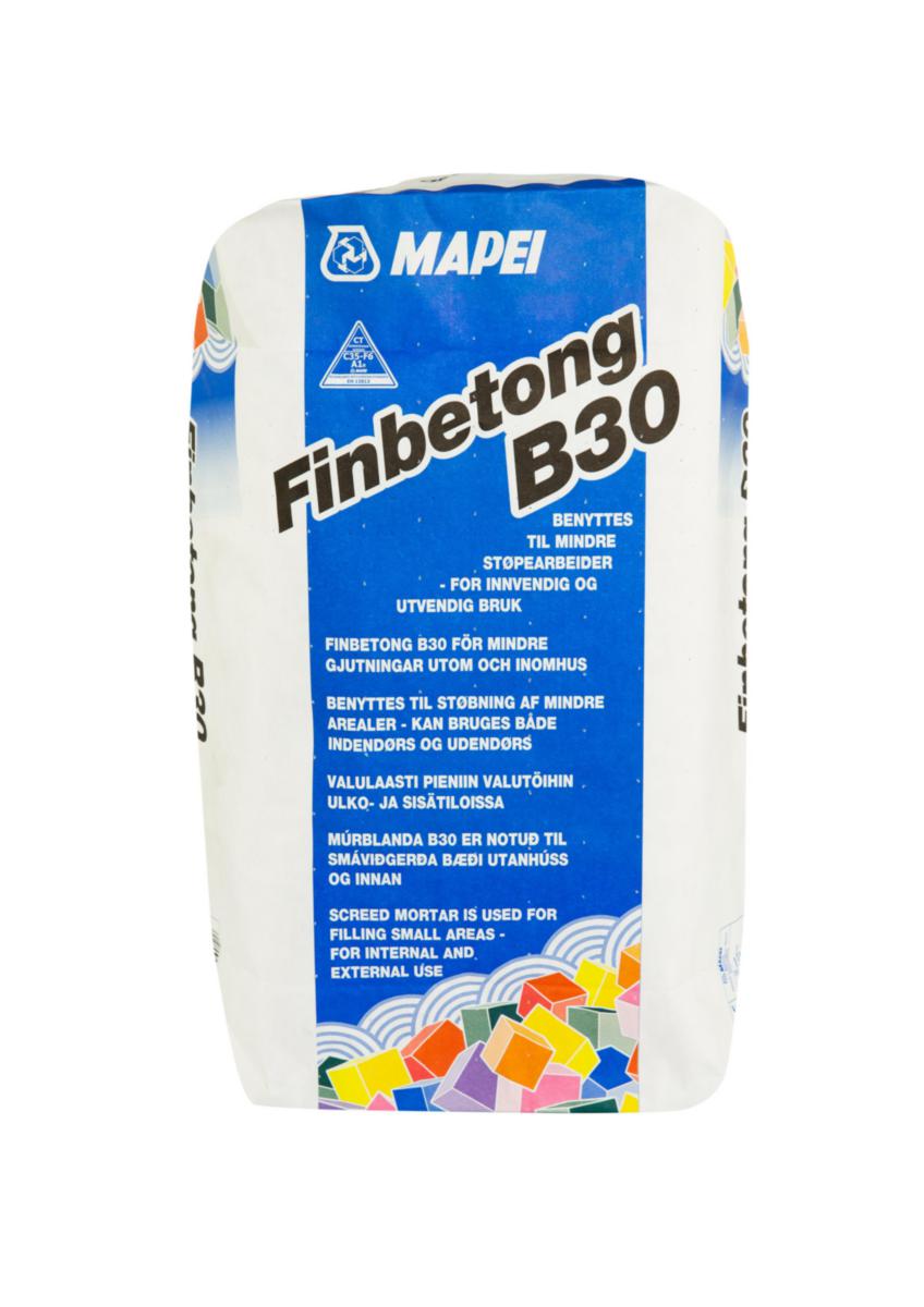 Finbetong Mapei B-30 - Finbetong B-30 Mapei 20 kg sekk
