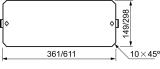 Montasjeplate Schneider DLP