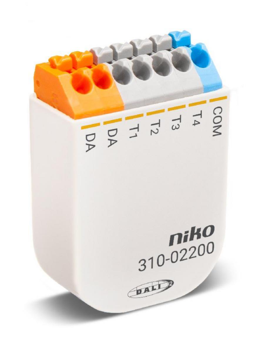 DALI-2 grensesnitt for impulsbryter med 4 potensialfrie innganger - DALI-2 grensesnitt imp.brytere