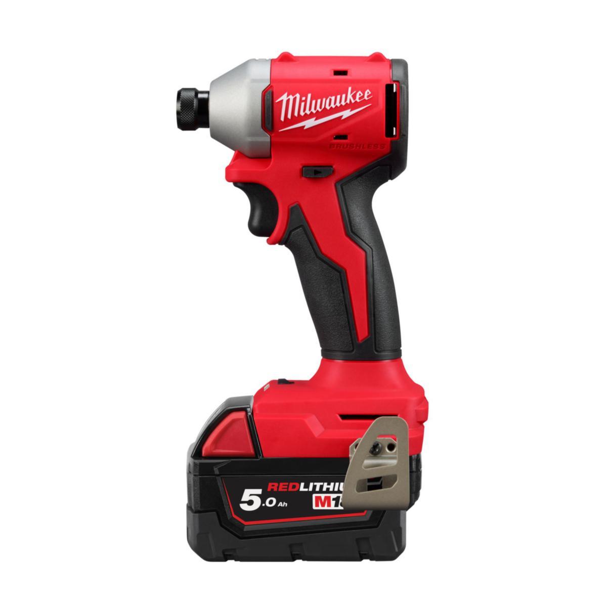 Slagskrutrekker Milwaukee M18 BLIDR-502X - Slagskrutrekker M18 BLIDR-502X Milwaukee 18V 5.0Ah HD-Box