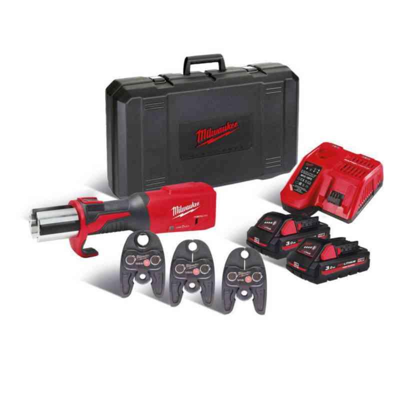 Pressverktøy  Milwaukee M18 ONEBLHPT-302C U-SET - Pressverktøy M18 ONEBLHPT-302C Milwaukee 18V 2x3.0Ah U-SET