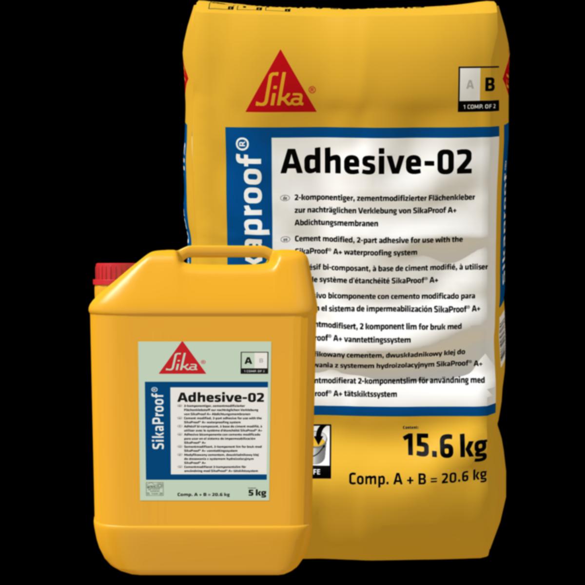 Lim SikaProof® Adhesive-02 - Lim Sikaproof Adhesive-02 (AB) Sika 20,63 kg Sett