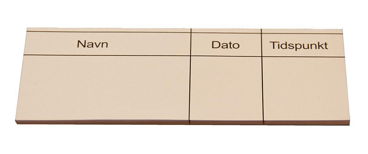 Reserveblokk for skilt P230 Melbye - Reserveblokk f/skilt