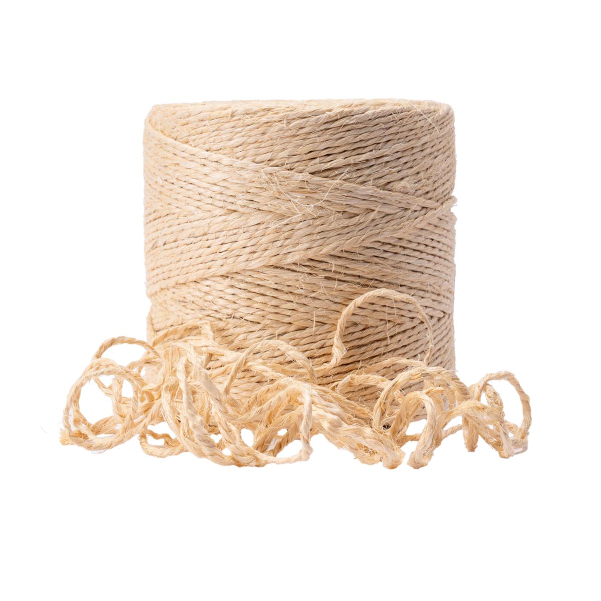 Sisalgarn - Pakkesnøre 2-tråd sisalgarn Poly-Produkter Ø3.3mm 627m