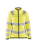 Microfleecejakke dame Blåkläder 4966 HiVis kl.3