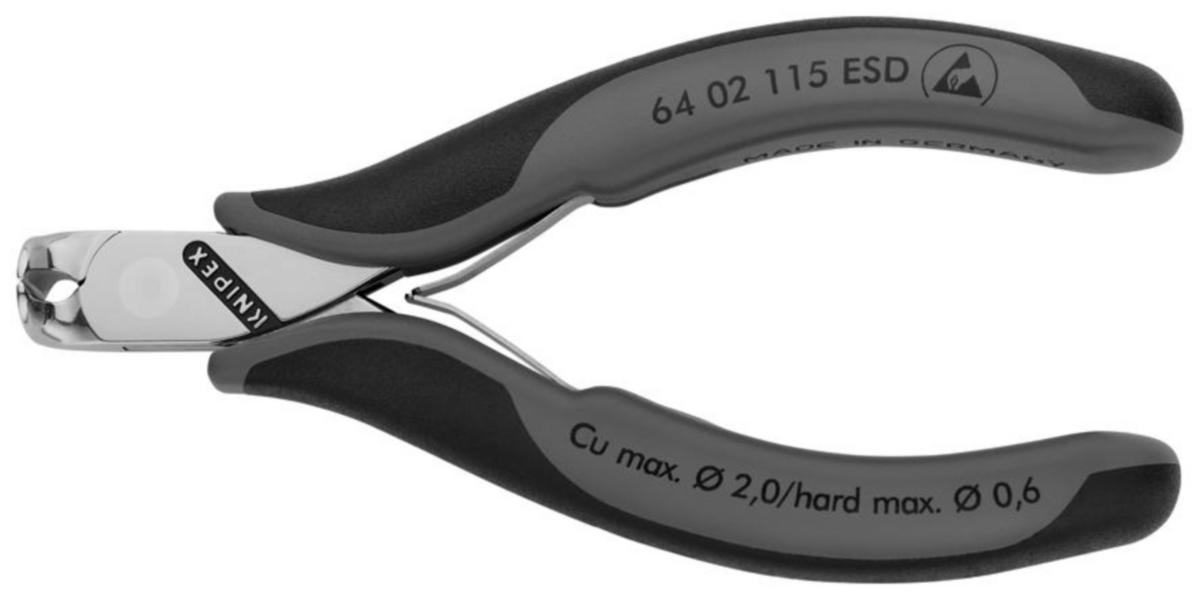 Endeavbiter Knipex 6402 ESD - Endeavbiter elektronikk 6402 Knipex 115mm ESD