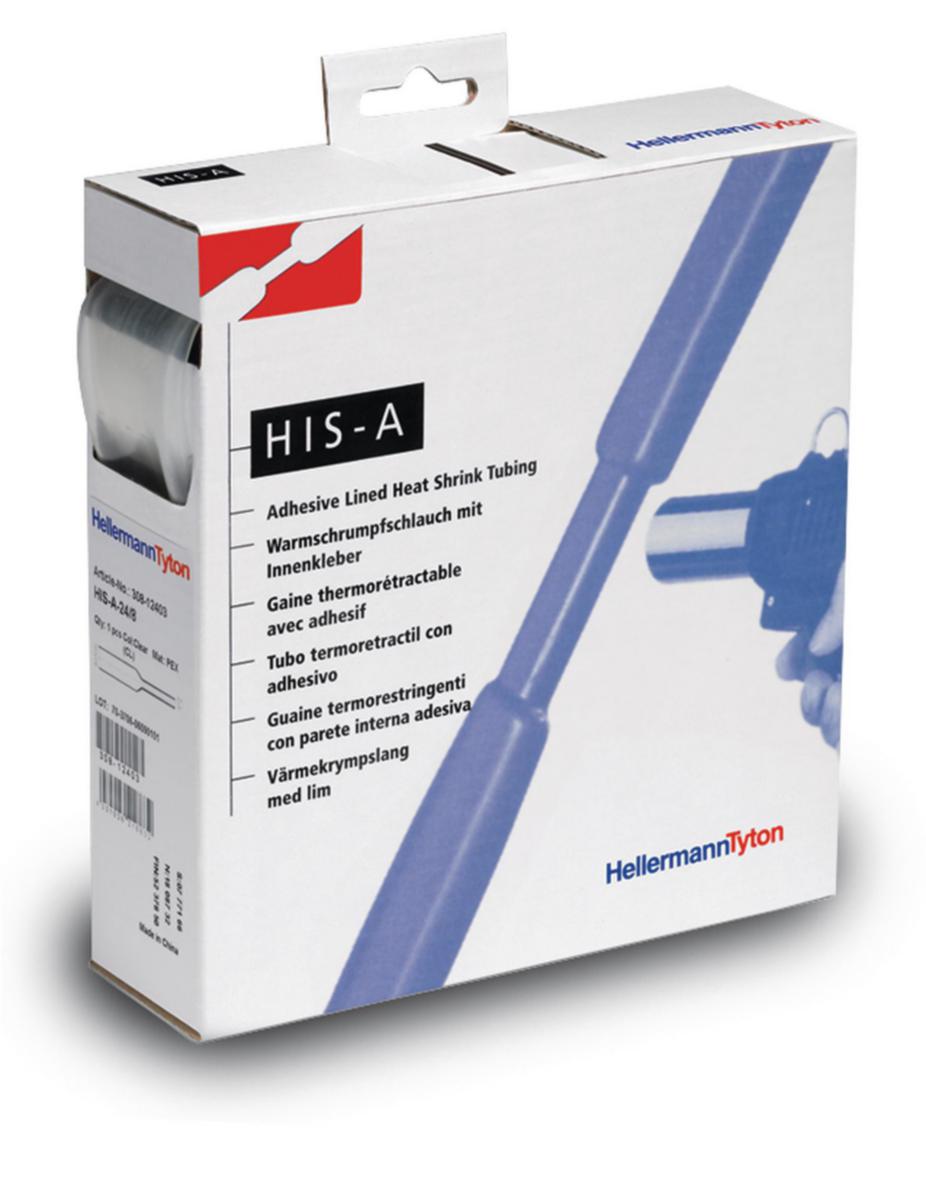 Krymp HISA Klar Med Lim - Krymp HISA 12/4mm 5m klar M/LI HISA 12,0/4,0mm 5m klar M/LIM