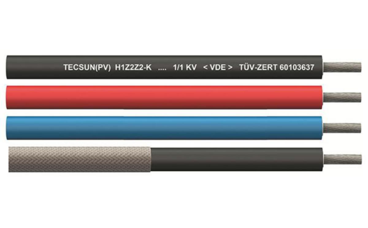 Solcellekabel Prysmian TECSUN(PV) H1Z2Z2 1kV - TECSUN(PV) H1Z2Z2-K6 So 1/1kV